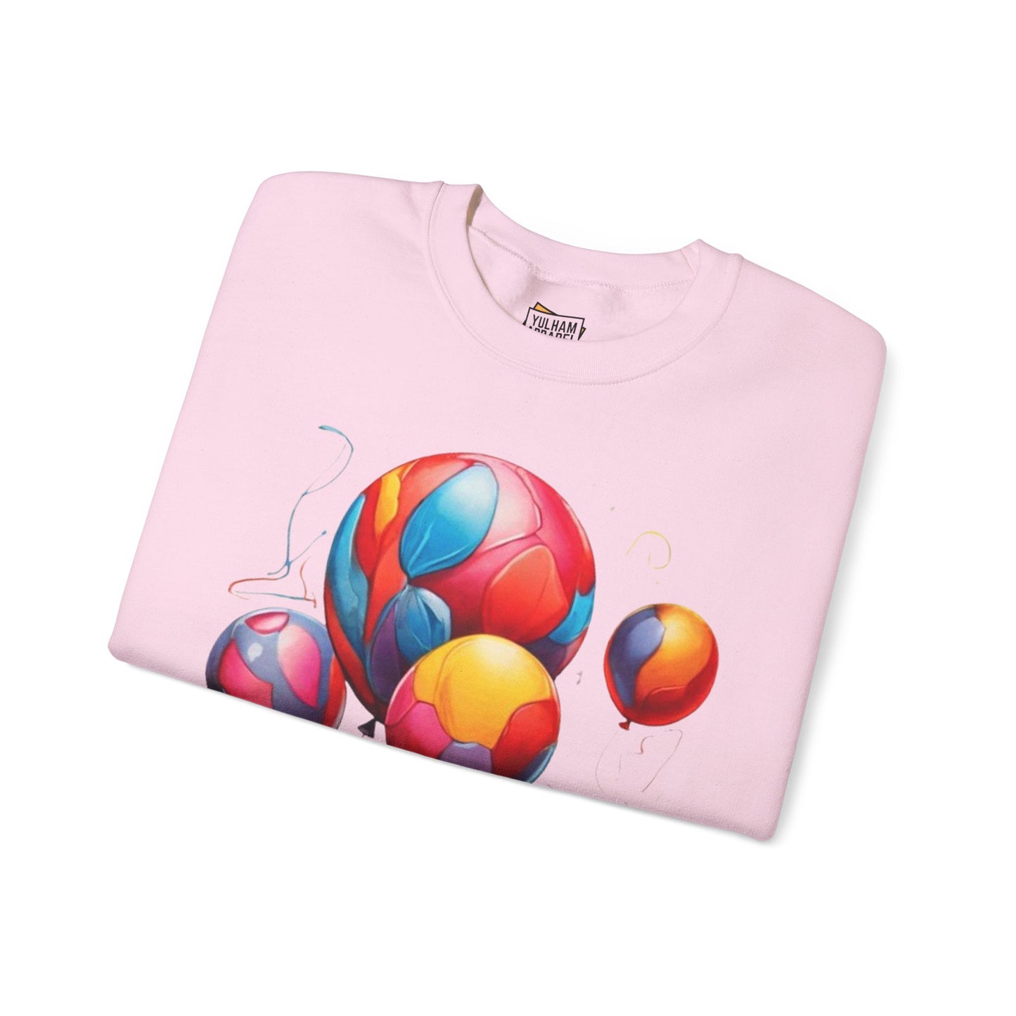 Colourful Messy Balloons - Unisex Crewneck Sweatshirt