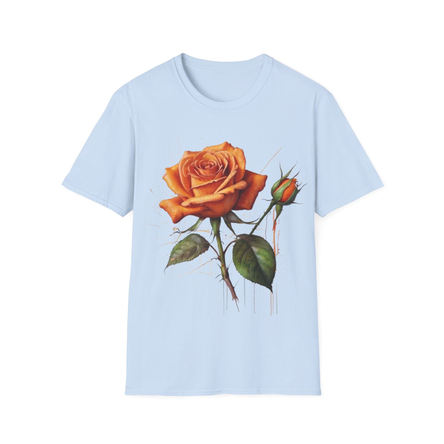 Messy Orange Rose - Unisex T-Shirt