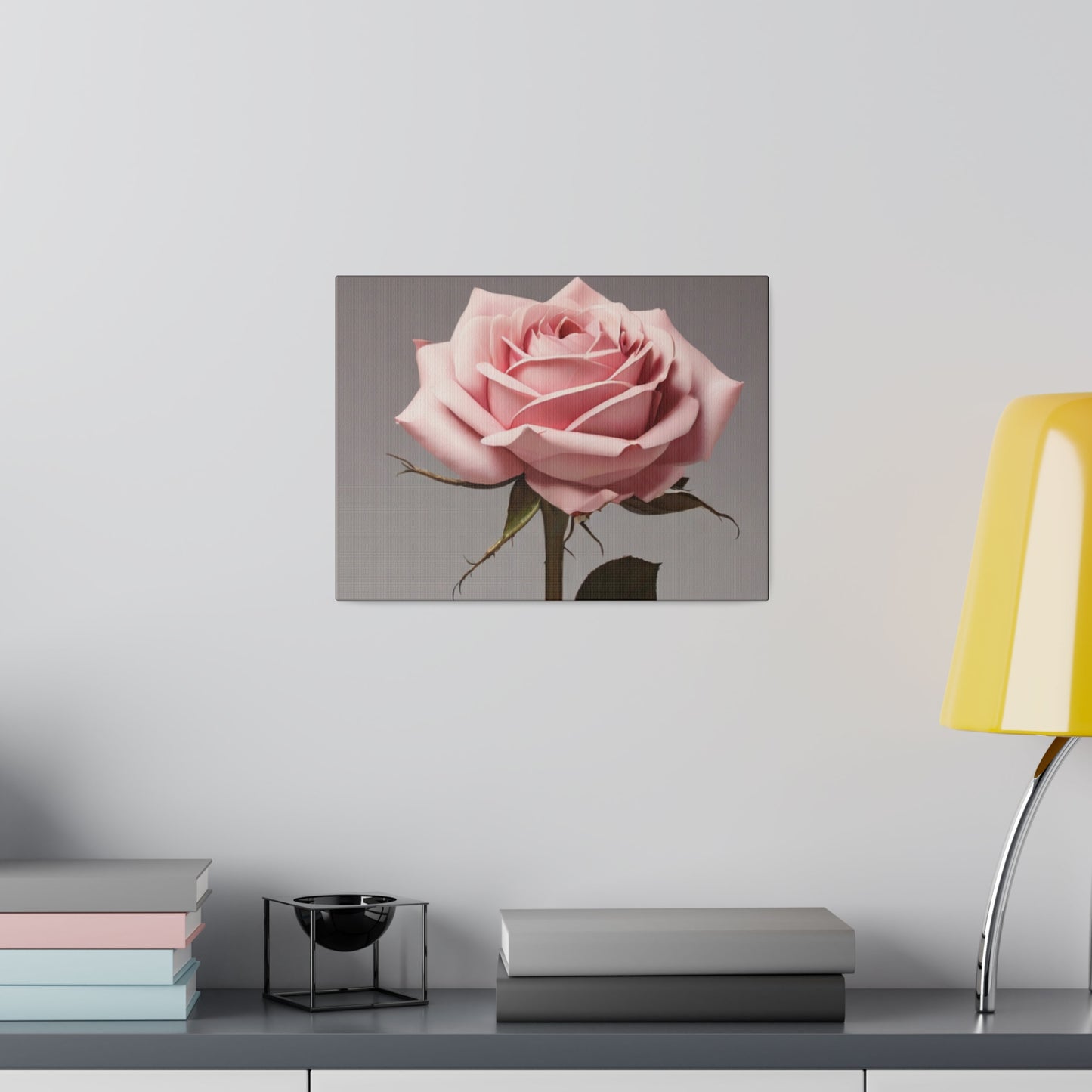 Pink Rose - Matte Canvas, Stretched, 0.75"