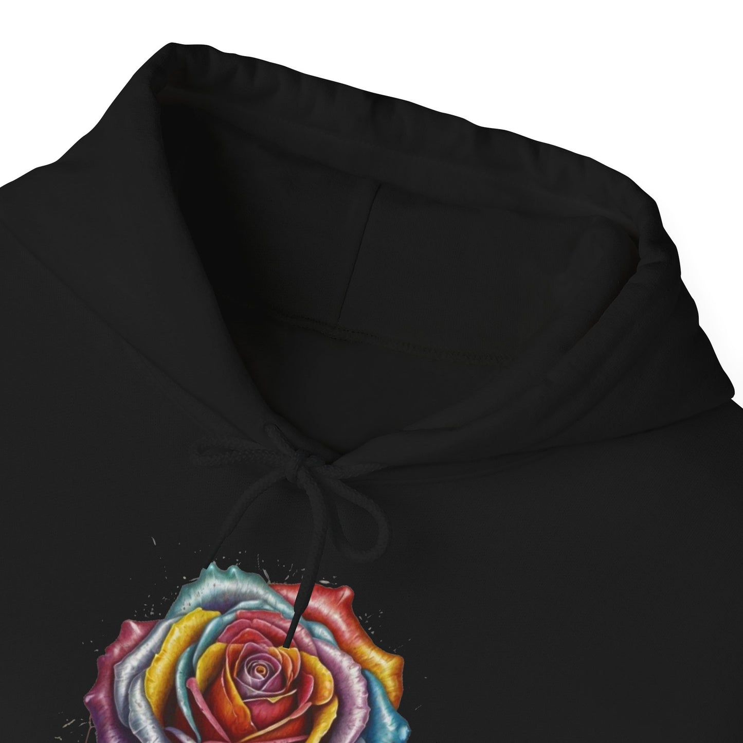 Messy Multicoloured Rose - Unisex Hooded Sweatshirt