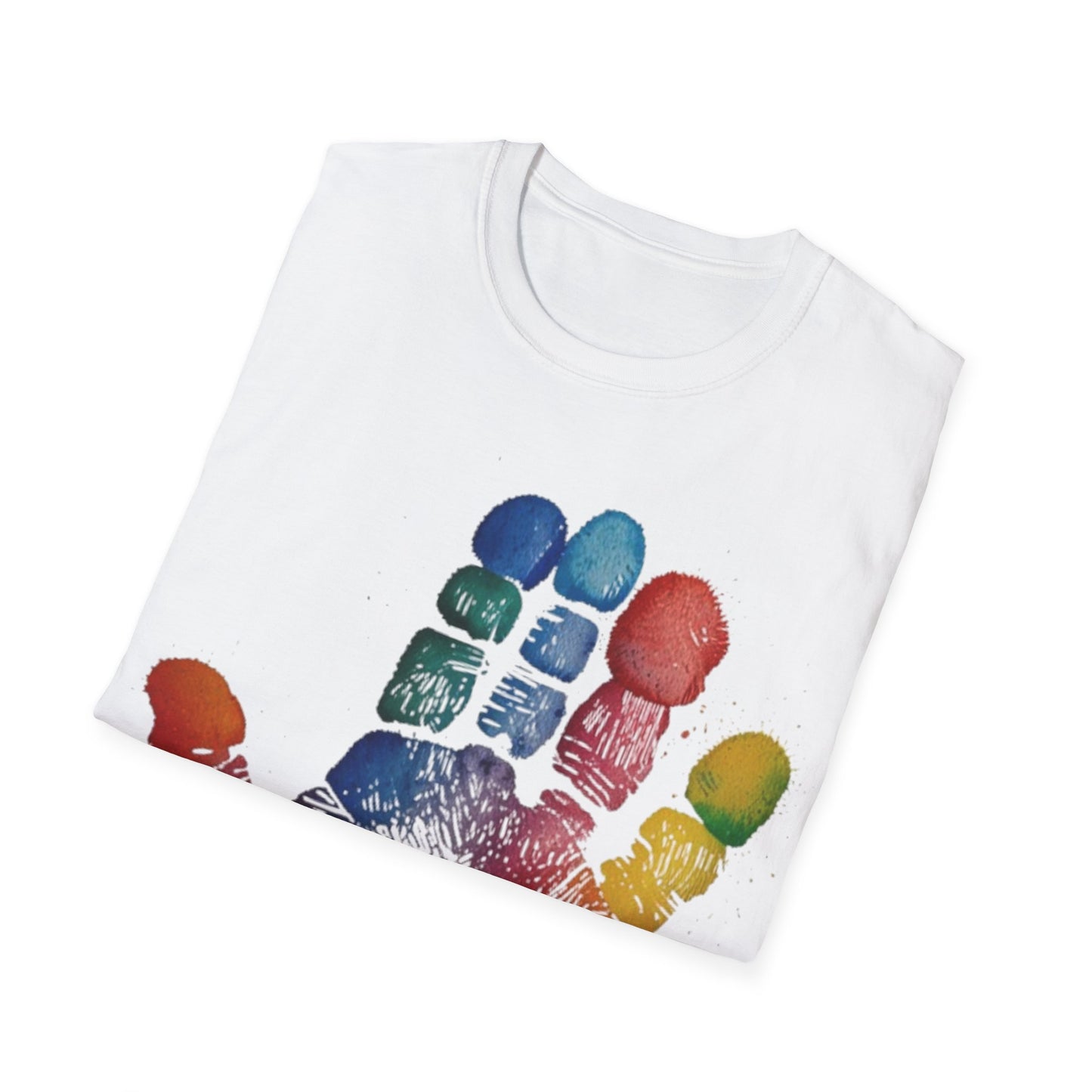 Colourful Handprint - Unisex T-Shirt