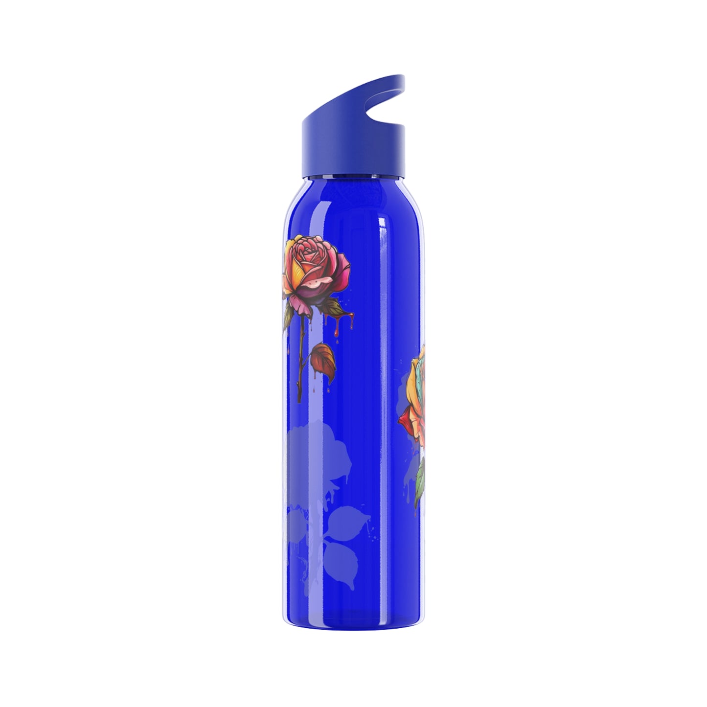 Dying Colourful Roses - Sky Water Bottle