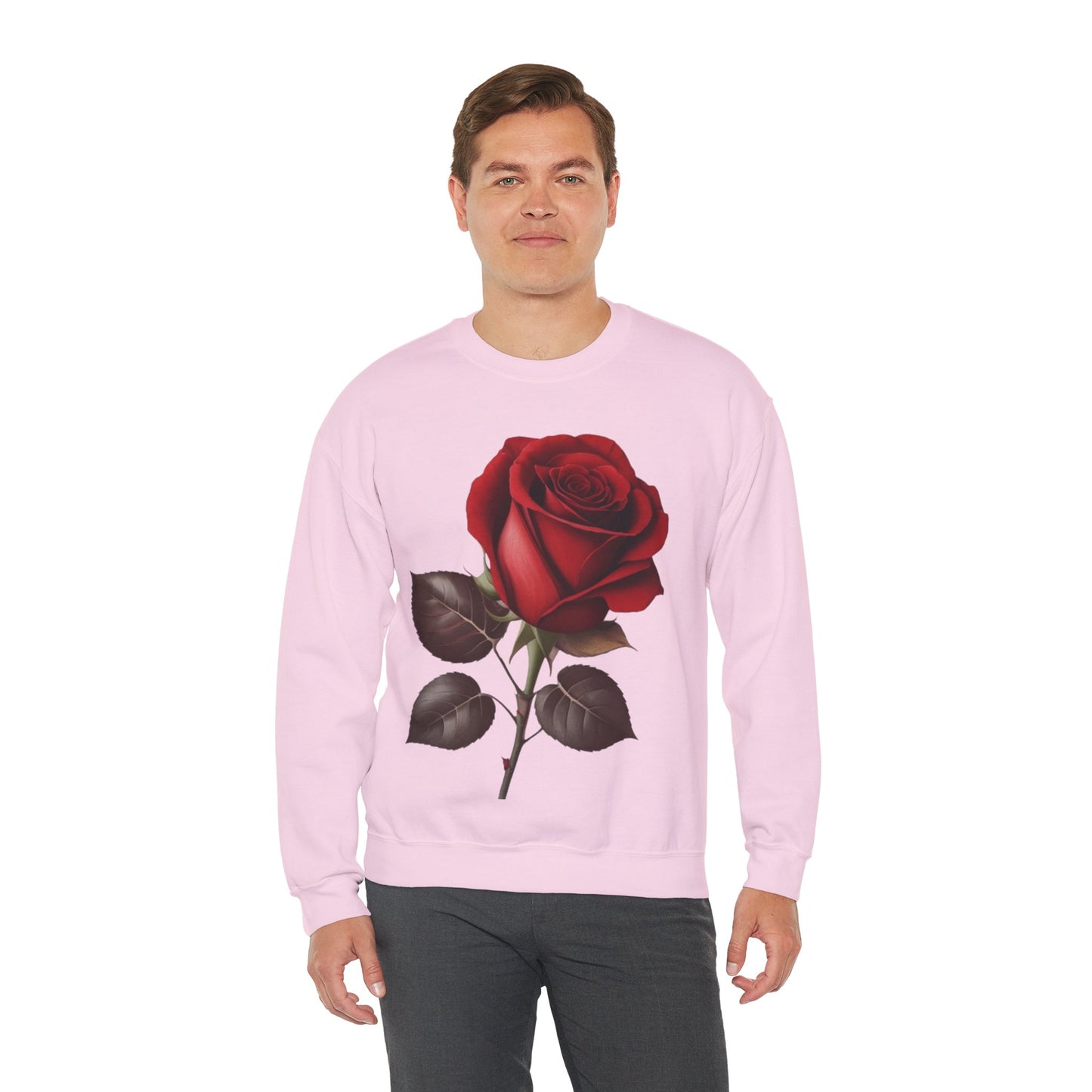 Red Rose - Unisex Crewneck Sweatshirt