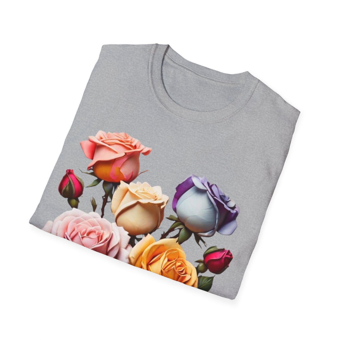 Multicoloured Roses - Unisex Long Sleeve T-Shirt