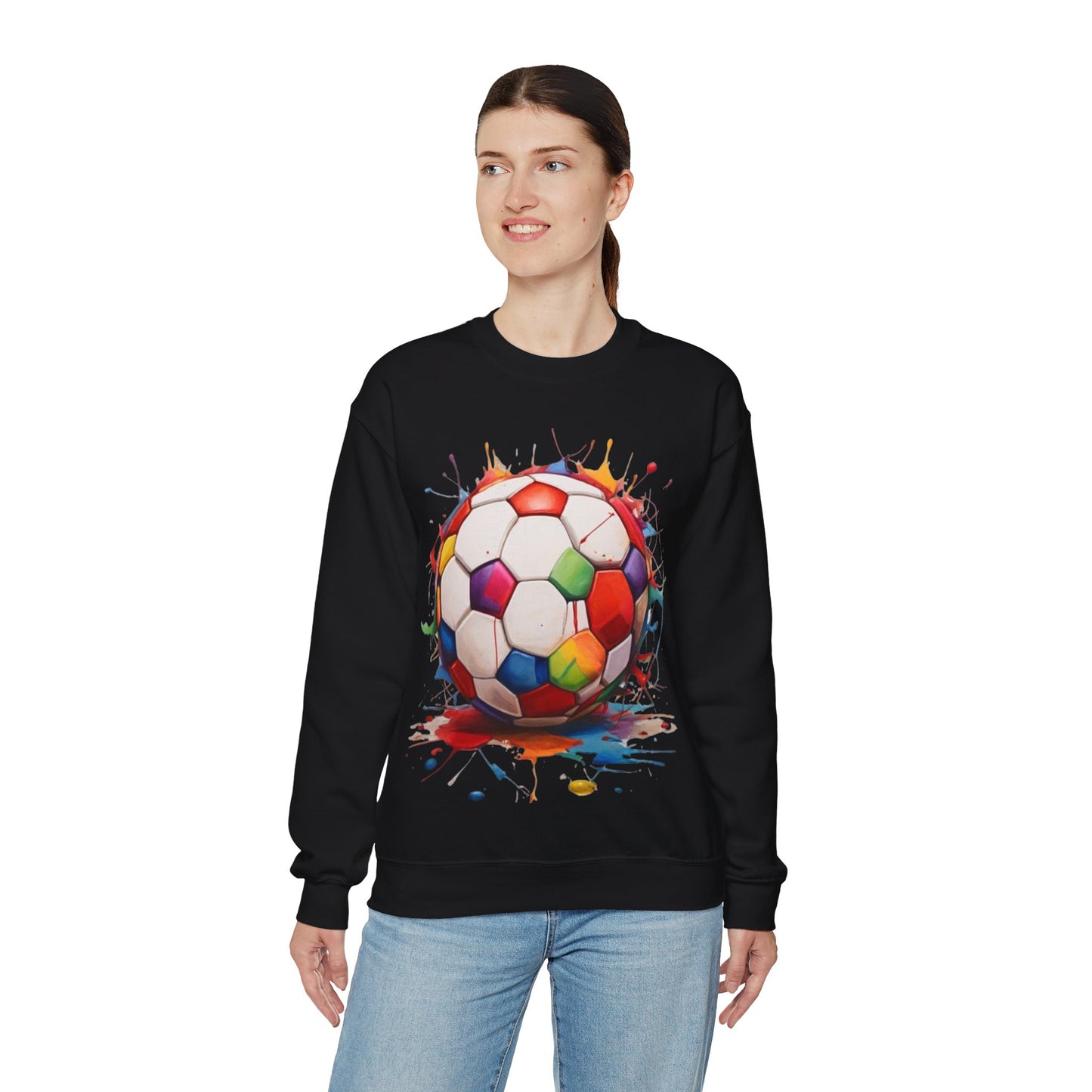 Colourful Football - Unisex Crewneck Sweatshirt