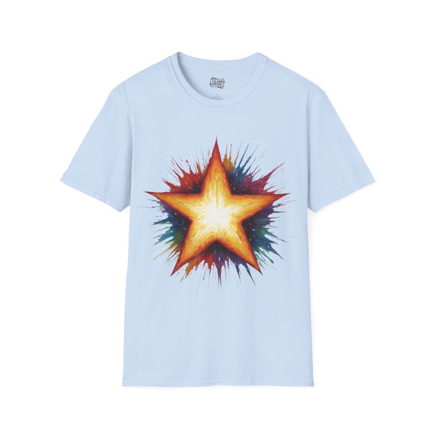 Burning Golden Star - Unisex T-Shirt