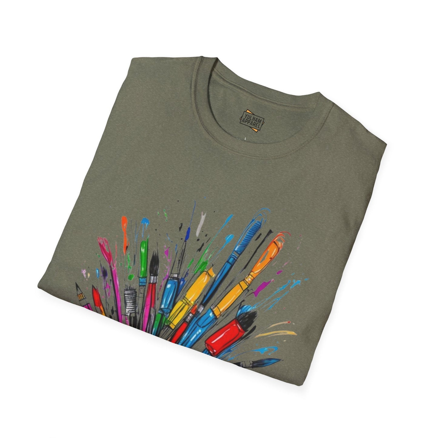 Messy Paintbrushes - Unisex T-Shirt