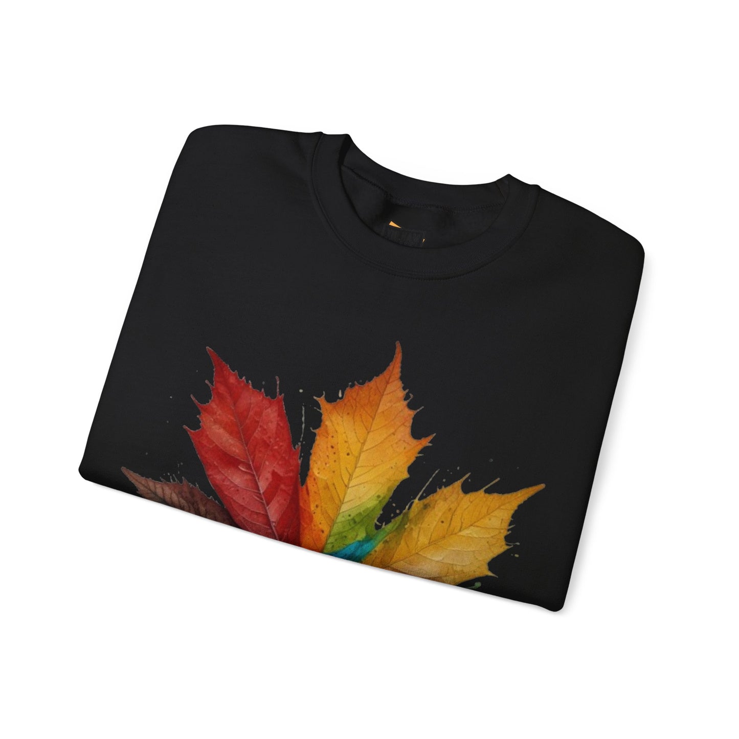 Colourful Autumn Leaf - Unisex Crewneck Sweatshirt