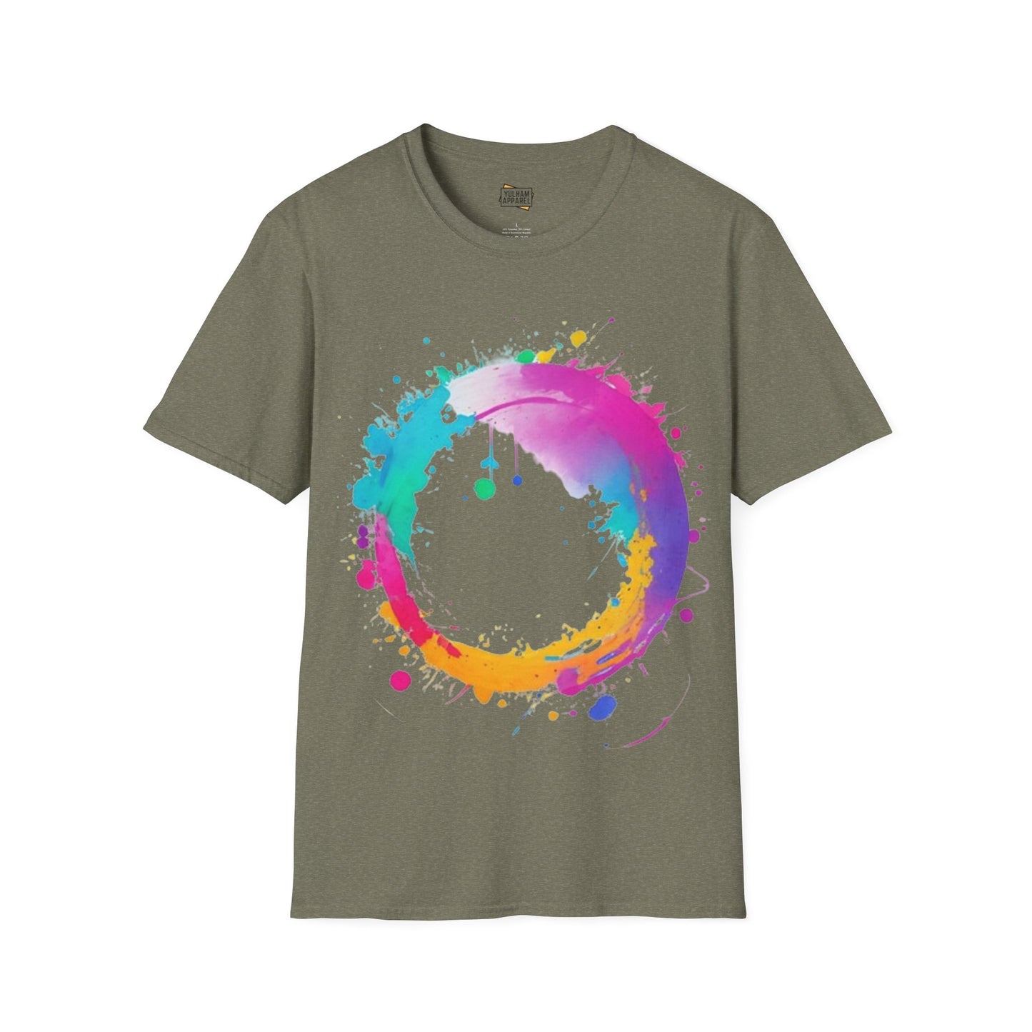 Messy Colourful Circle - Unisex T-Shirt