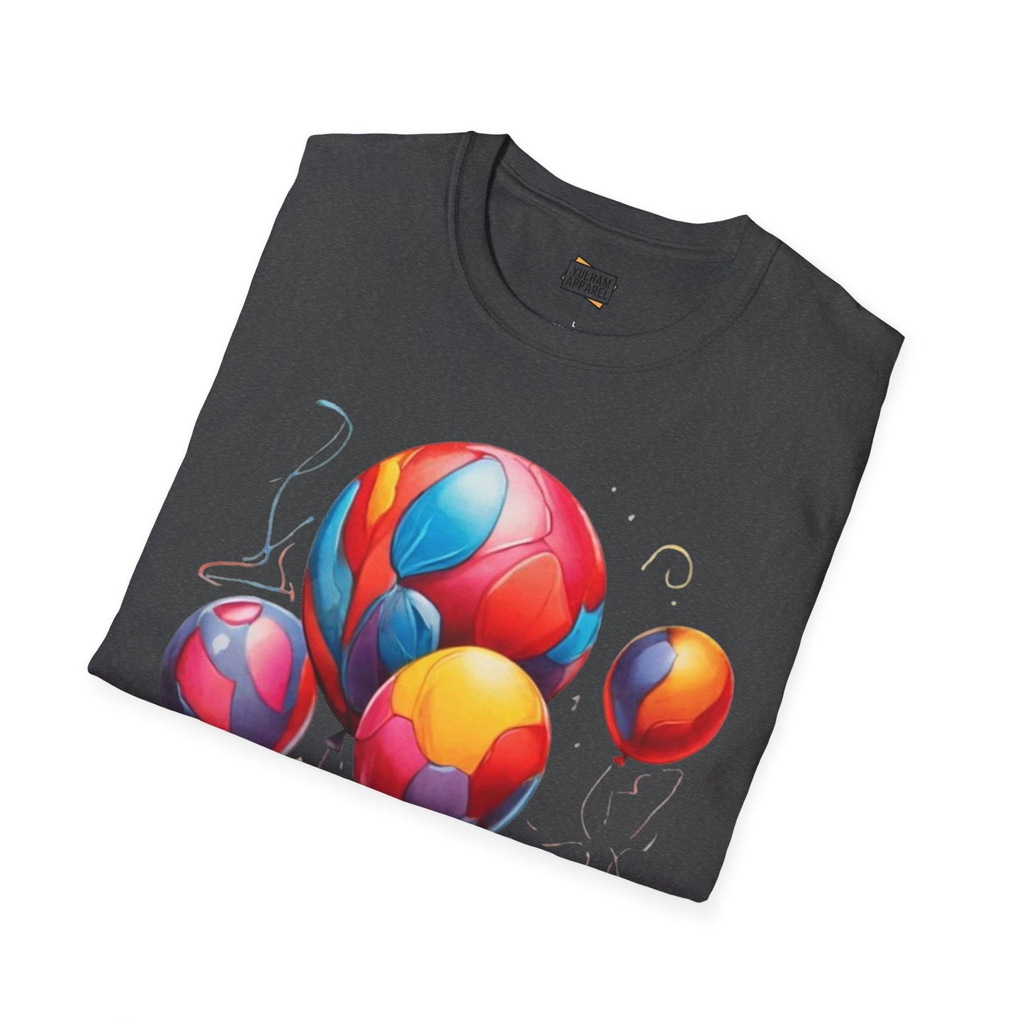 Colourful Messy Balloons - Unisex T-Shirt