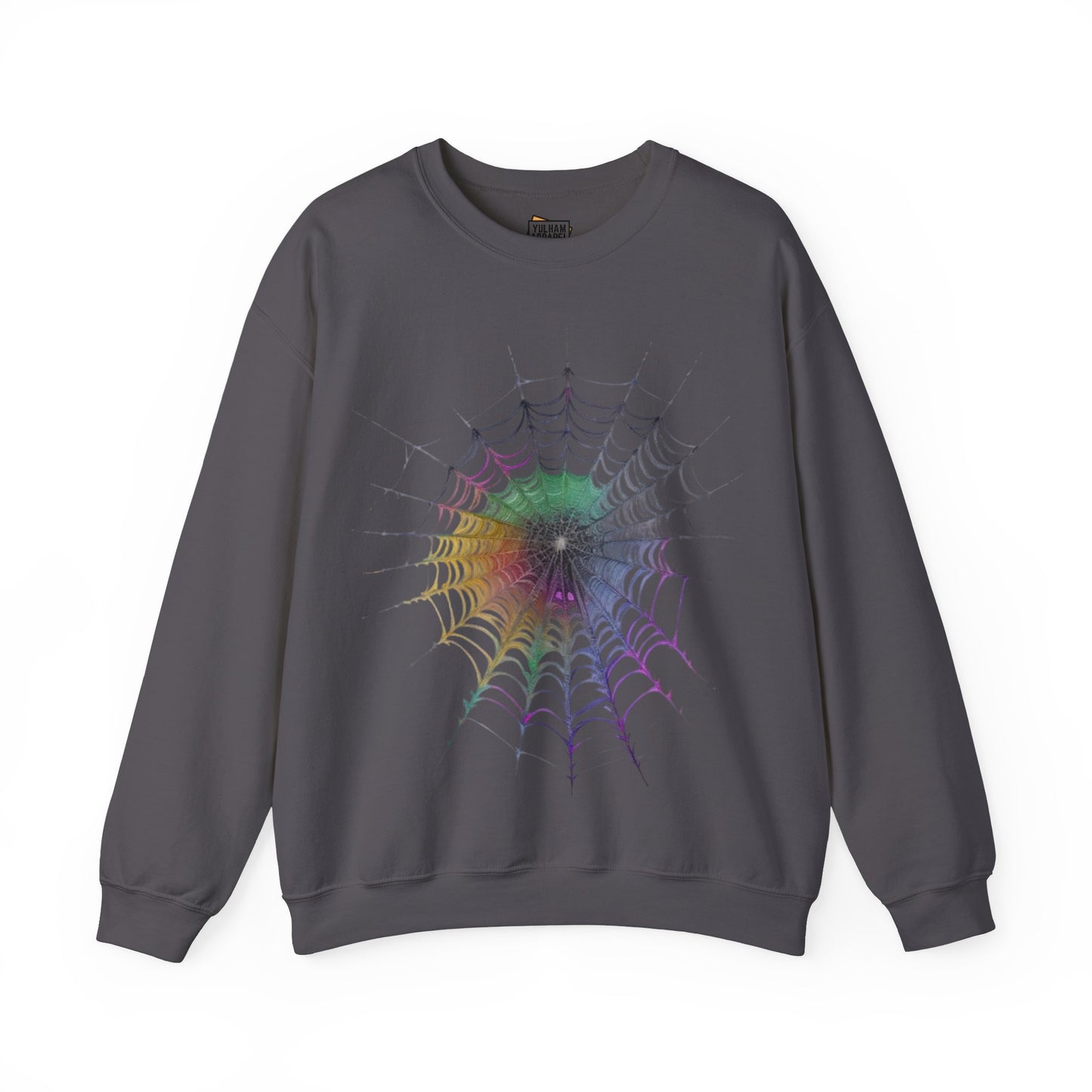 Colourful Spiderweb - Unisex Crewneck Sweatshirt