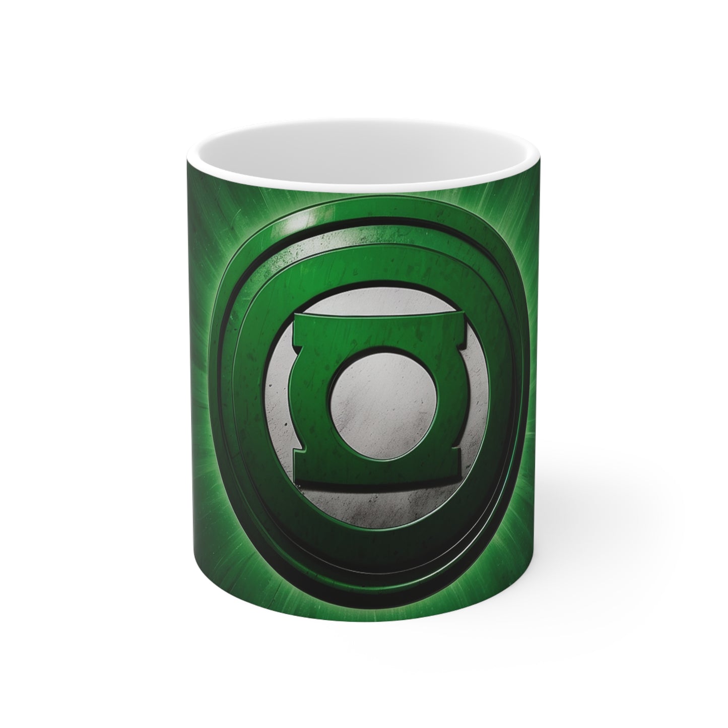 Green Lantern Logo Mug - Ceramic Coffee Mug 11oz