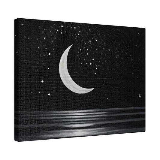 Half Moon Crescent Canvas - Matte Canvas, Stretched, 0.75"