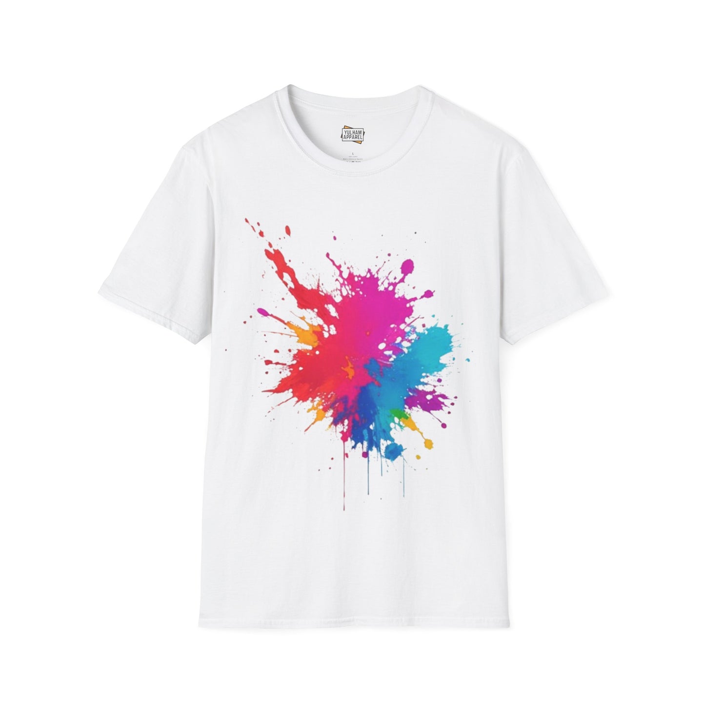 Colourful Paint Splatter - Unisex T-Shirt