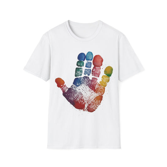 Colourful Handprint - Unisex T-Shirt