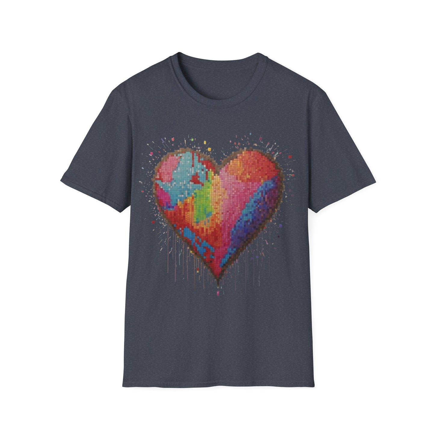 Pixelated Love Heart - Unisex T-Shirt