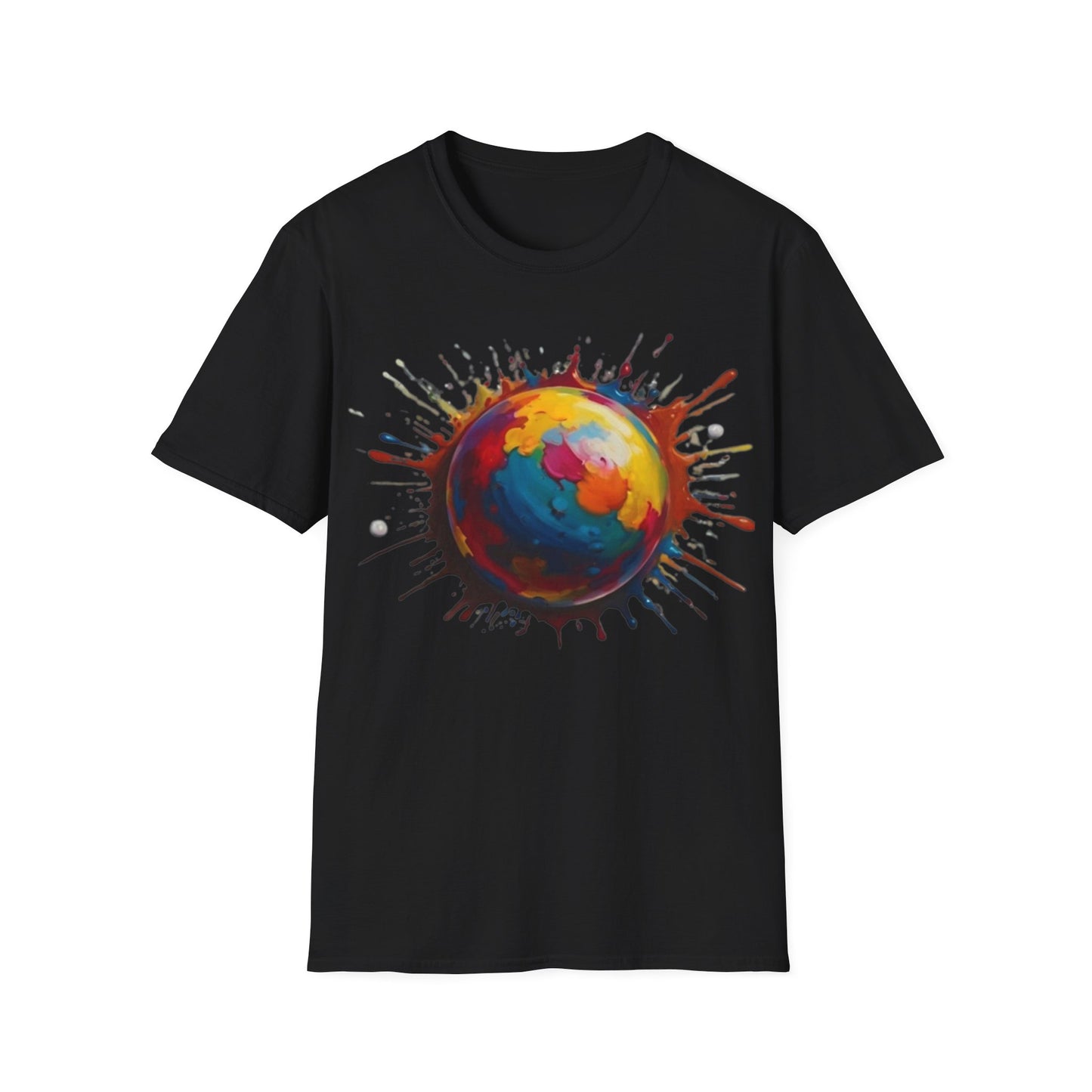 Messy Colourful Cannonball - Unisex T-Shirt