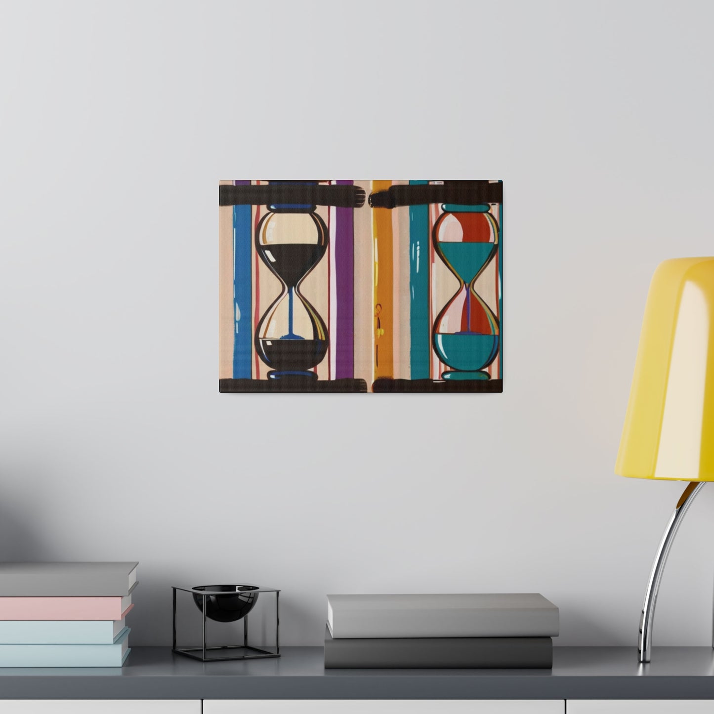 Large Hourglass Patterns Canvas - Matte Canvas, Stretched, 0.75"