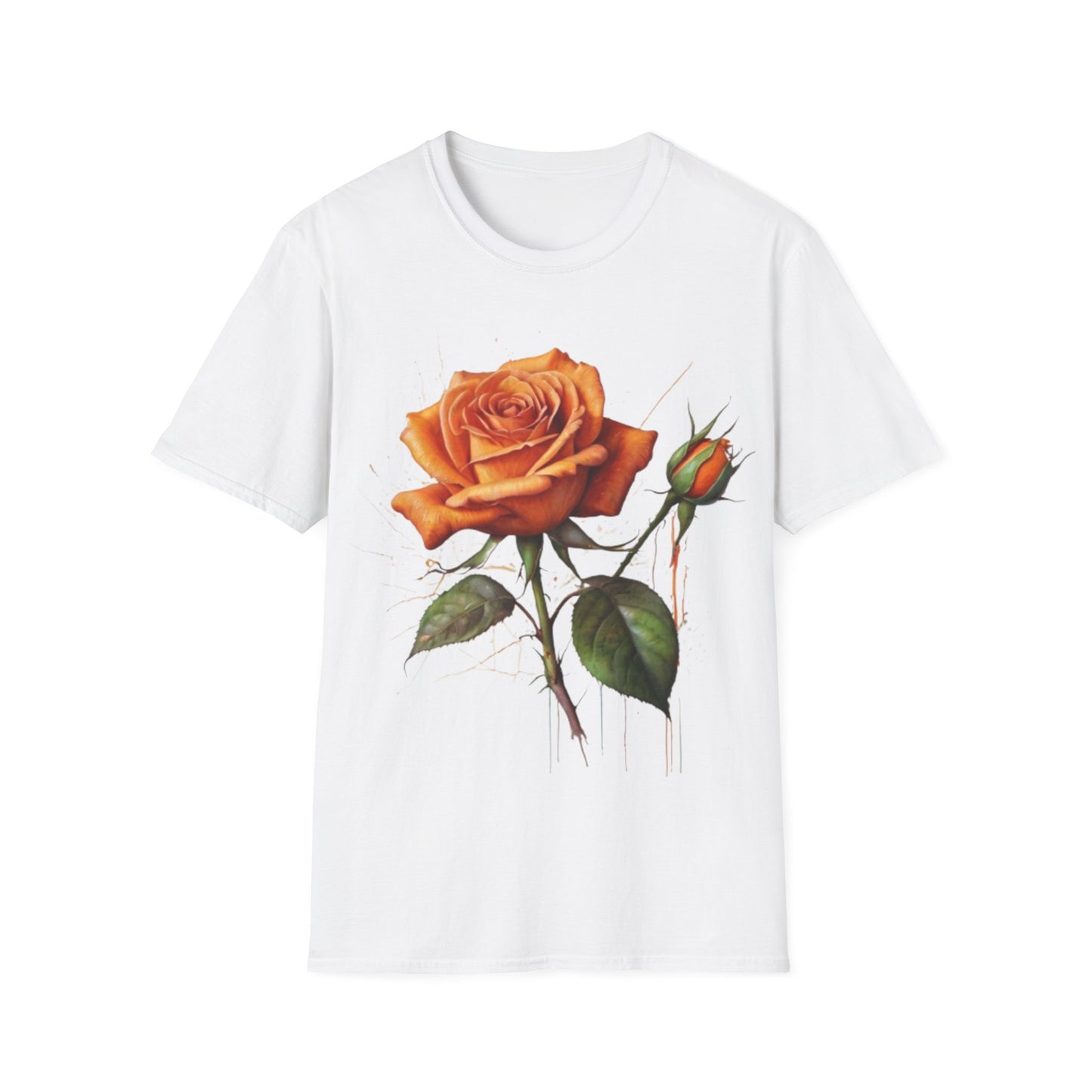 Messy Orange Rose - Unisex T-Shirt