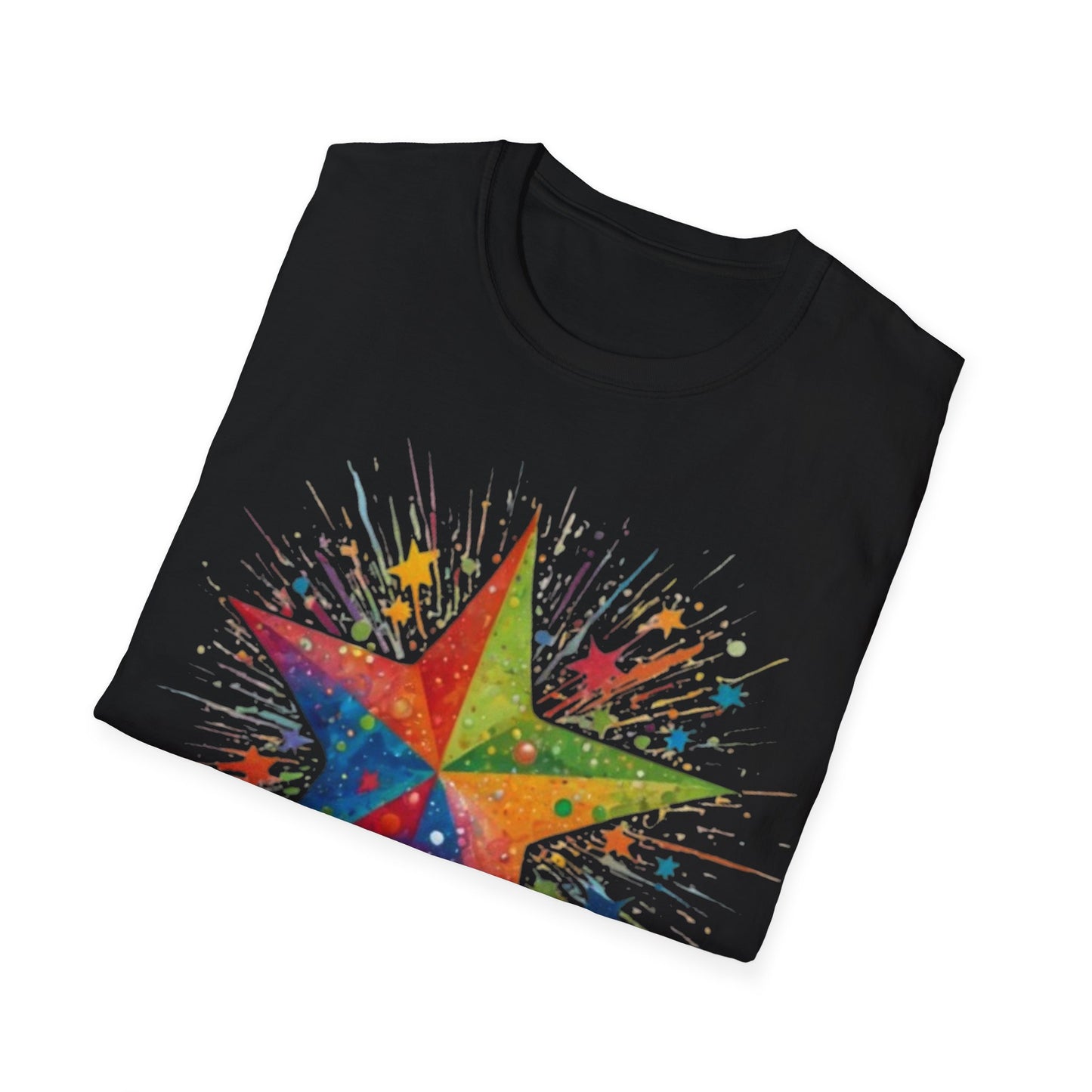 Exploding Messy Star - Unisex T-Shirt