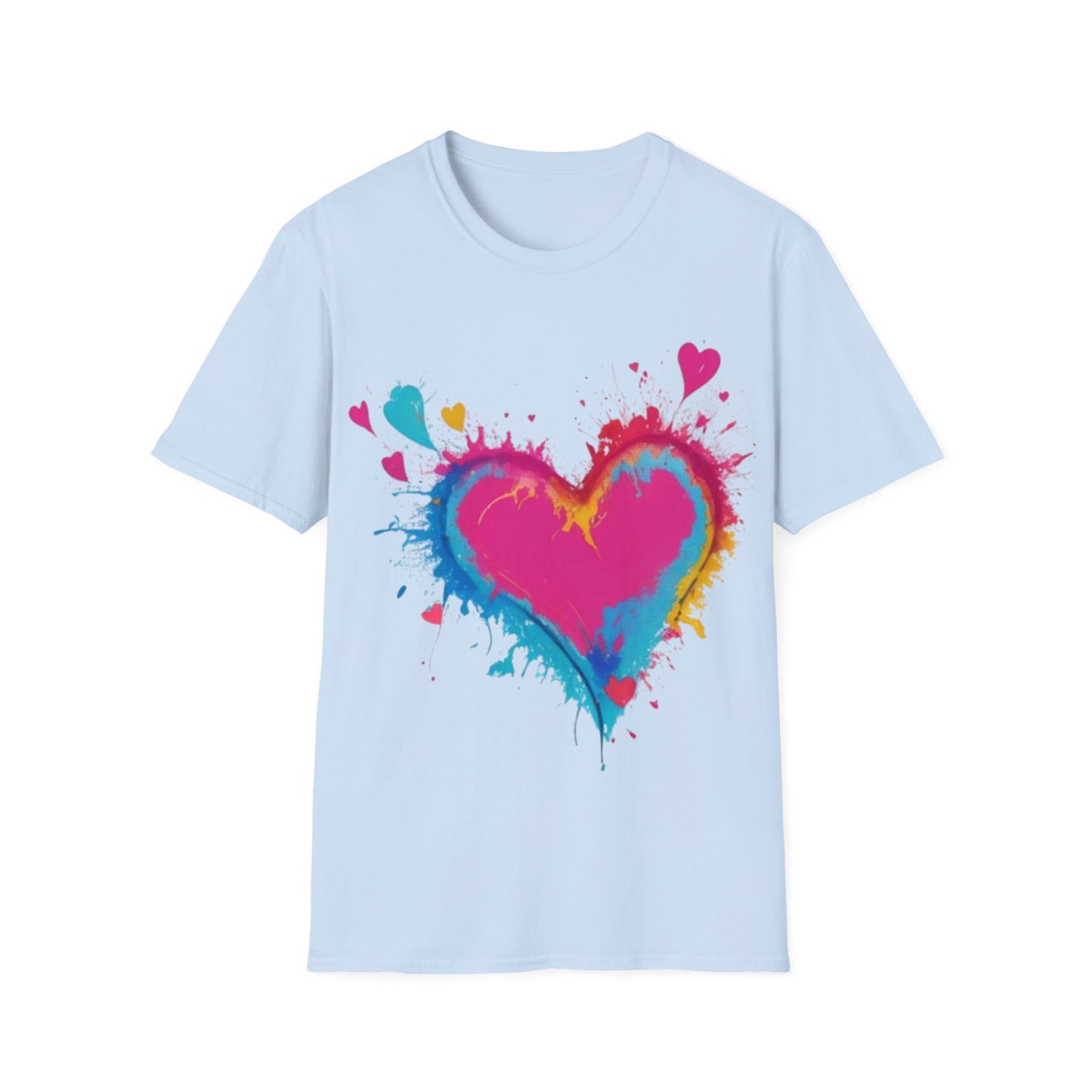 Colourful Love Heart - Unisex T-Shirt