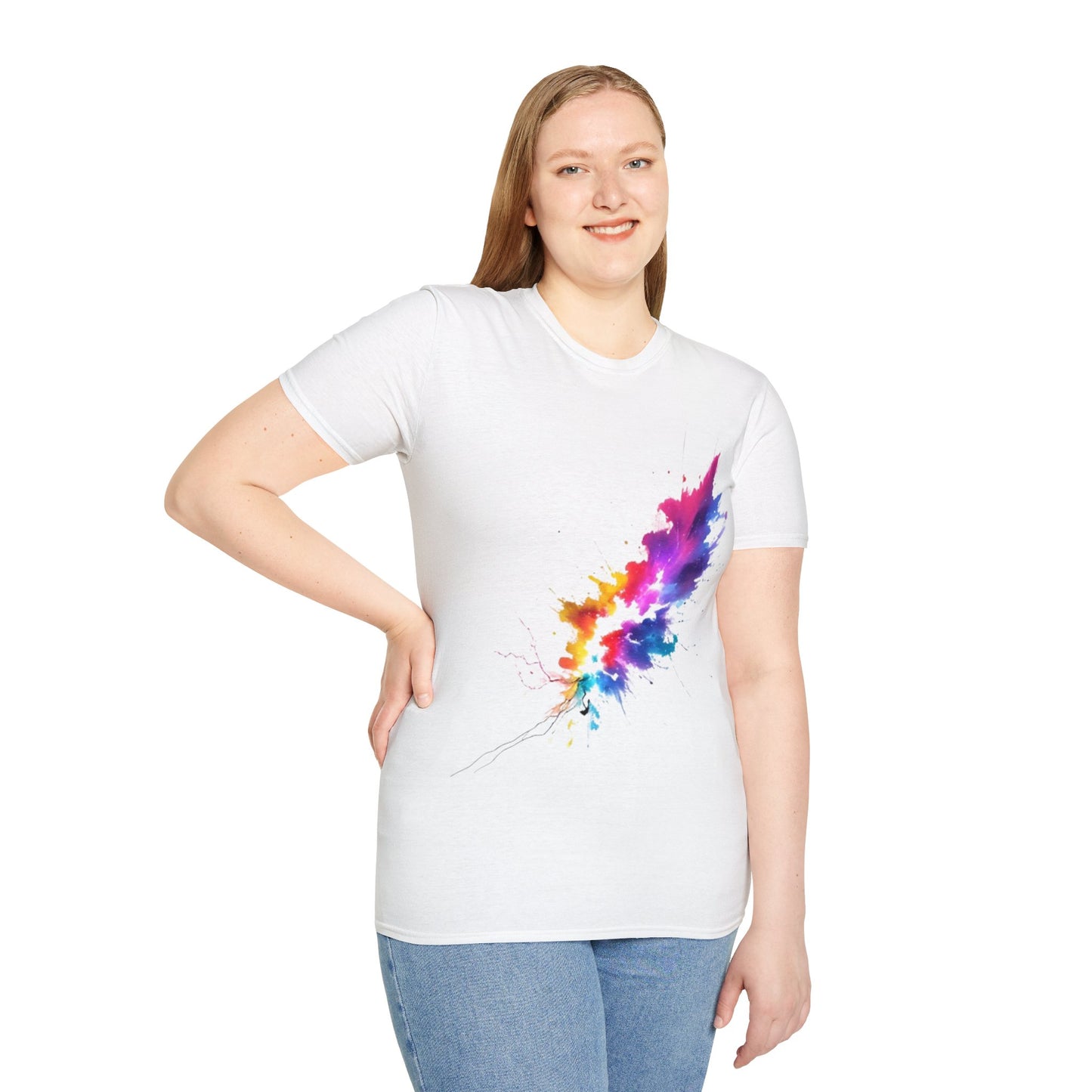 Colourful Lightning Bolt - Unisex T-Shirt