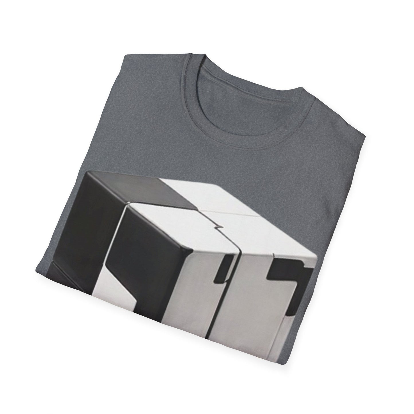 Black and White Cube - Unisex T-Shirt