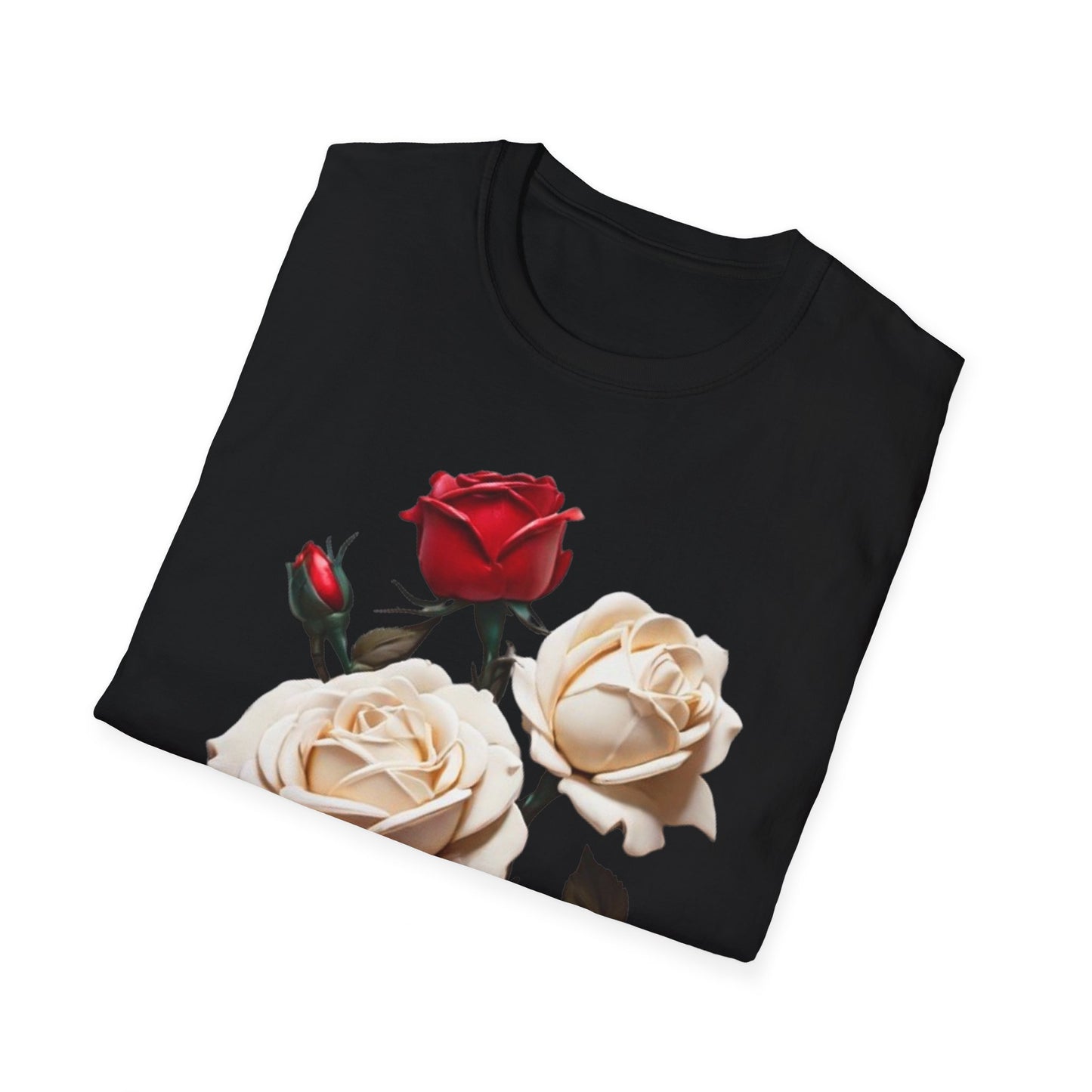 Red and White Roses - Unisex T-Shirt