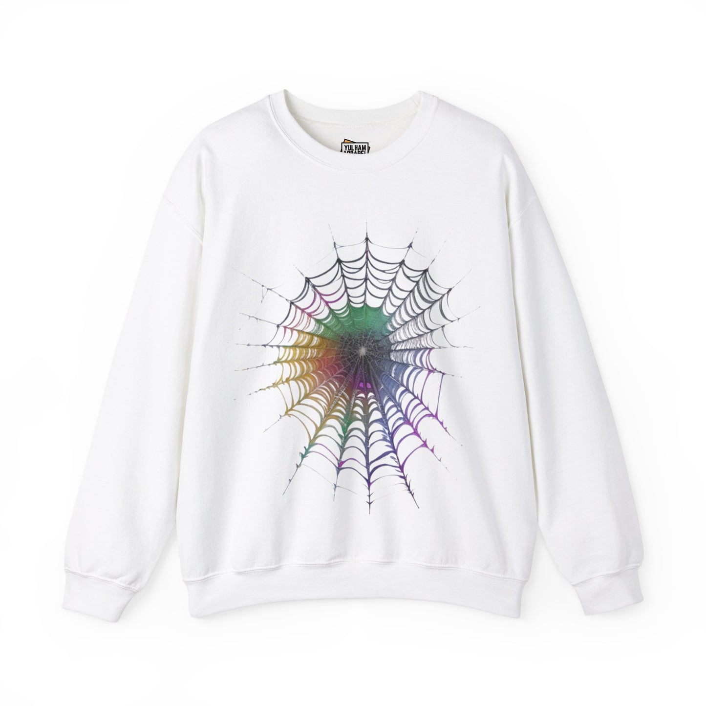 Colourful Spiderweb - Unisex Crewneck Sweatshirt