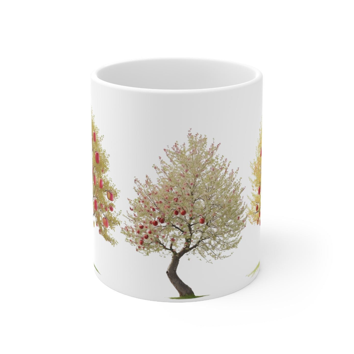 Apple Trees Mug - Ceramic Coffee Mug 11oz