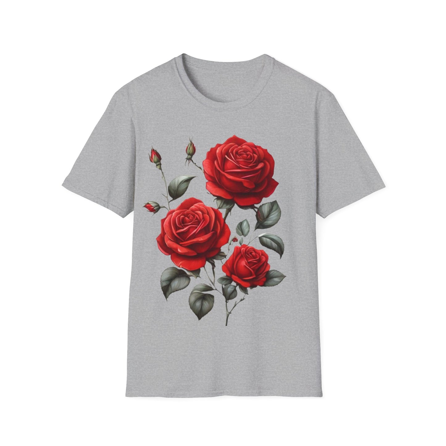 Three Red Roses - Unisex T-Shirt