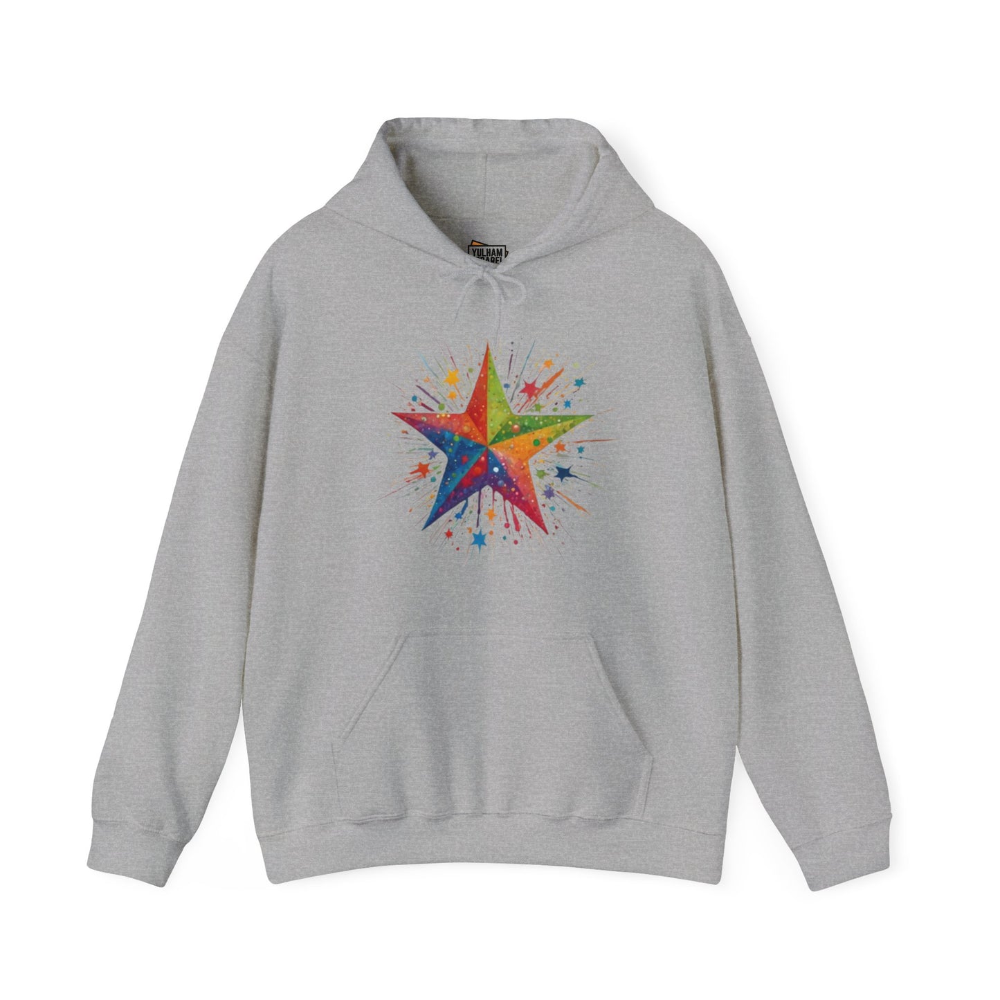 Exploding Messy Star - Unisex Hooded Sweatshirt