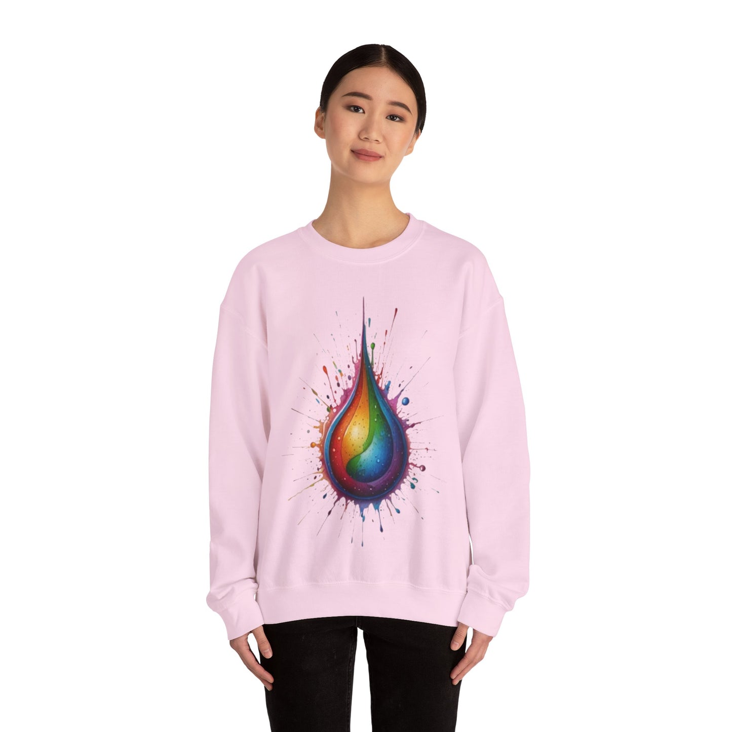 Colourful Waterdrop - Unisex Crewneck Sweatshirt