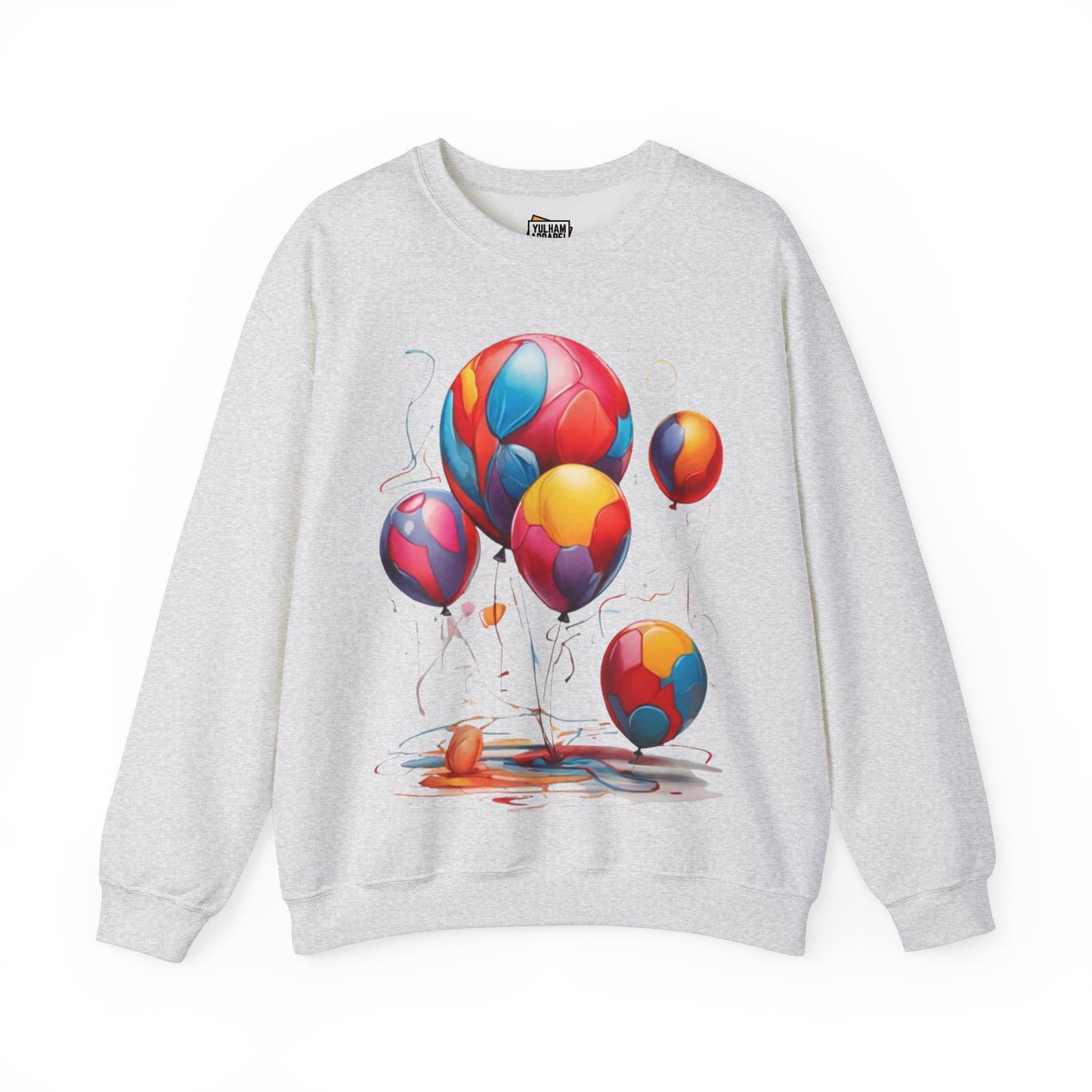 Colourful Messy Balloons - Unisex Crewneck Sweatshirt