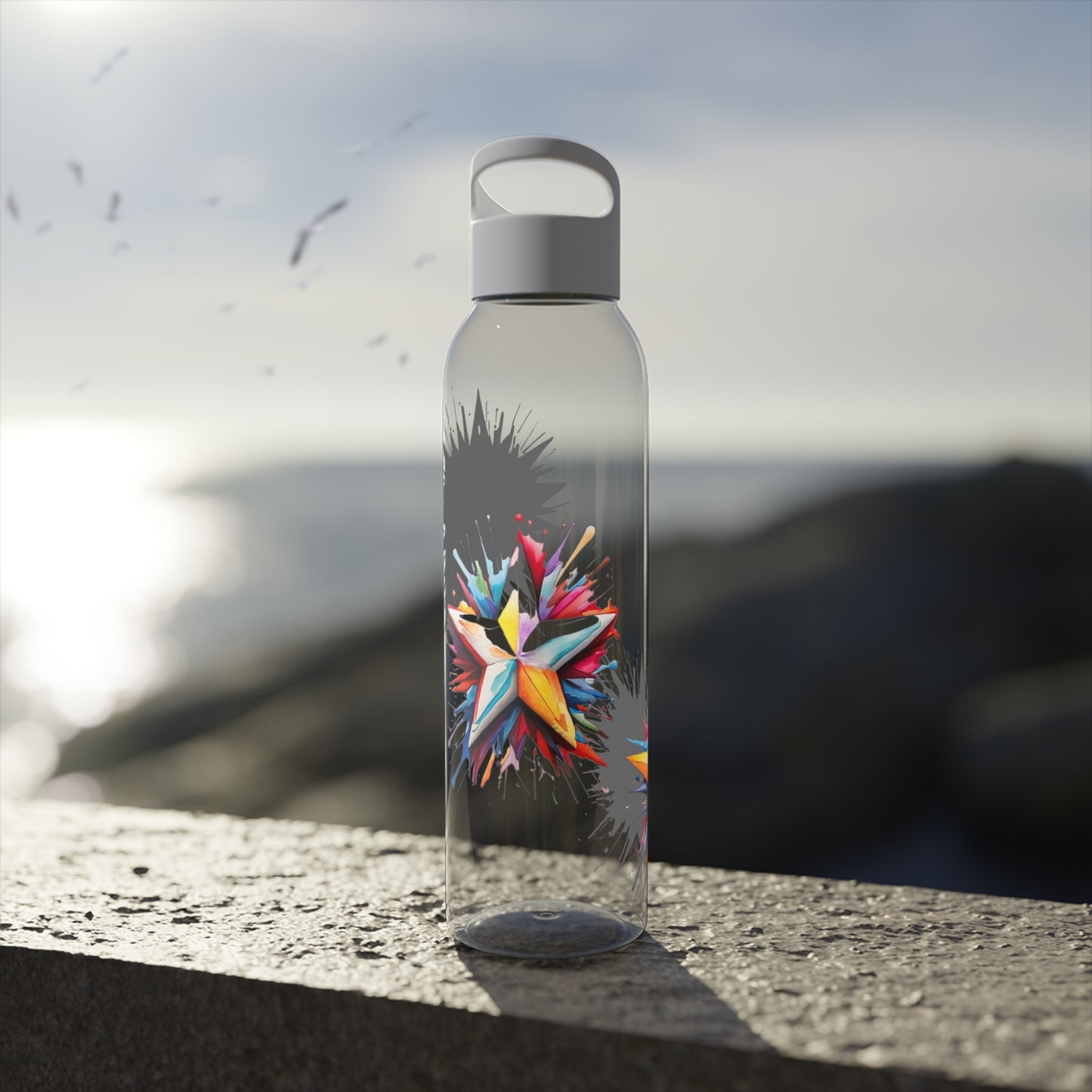 Colourful Stars - Sky Water Bottle