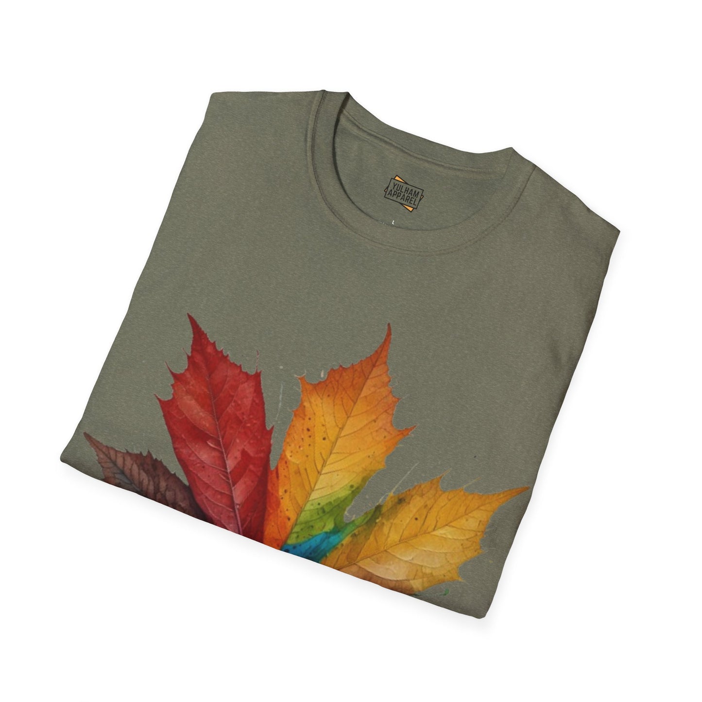 Colourful Autumn Leaf - Unisex T-Shirt