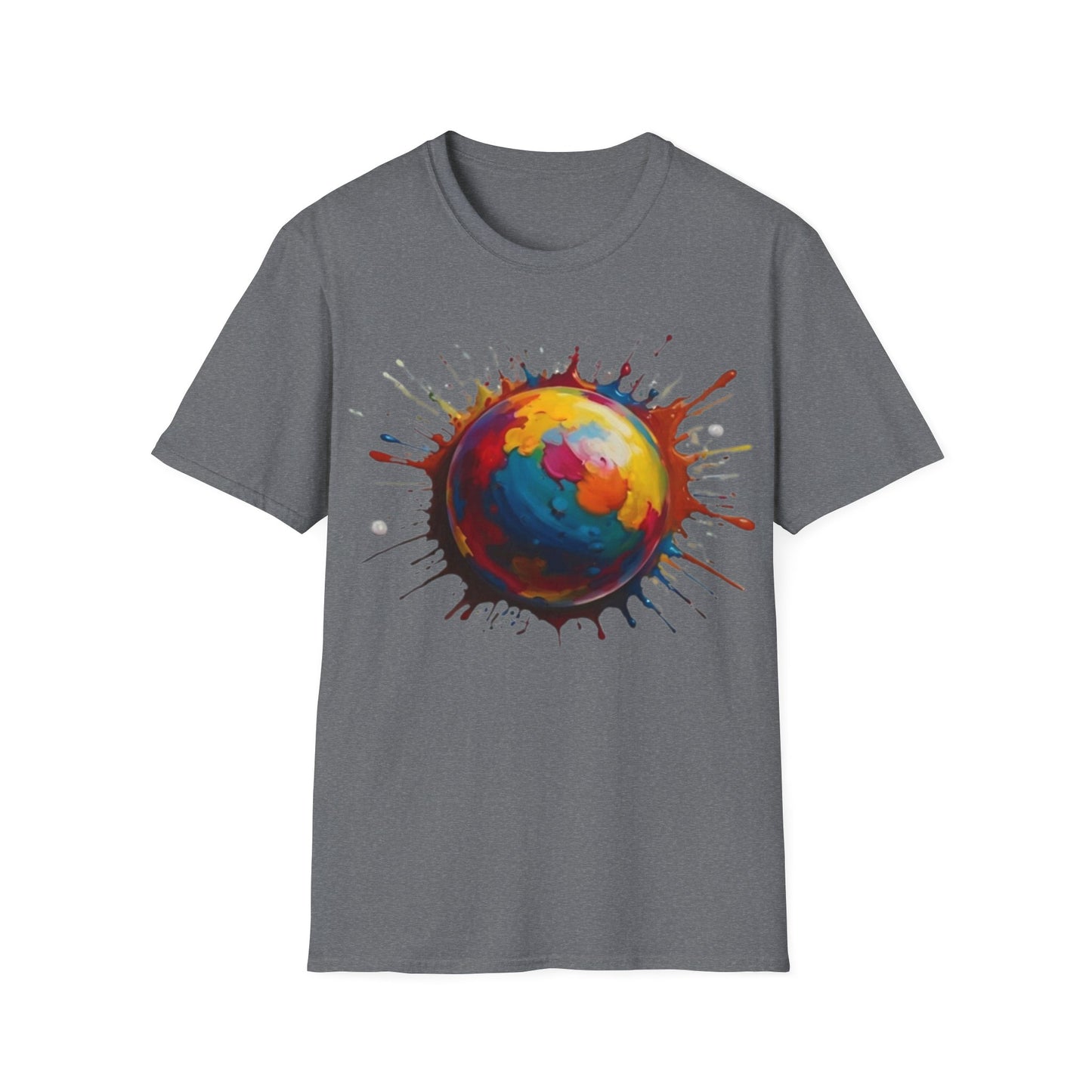 Messy Colourful Cannonball - Unisex T-Shirt