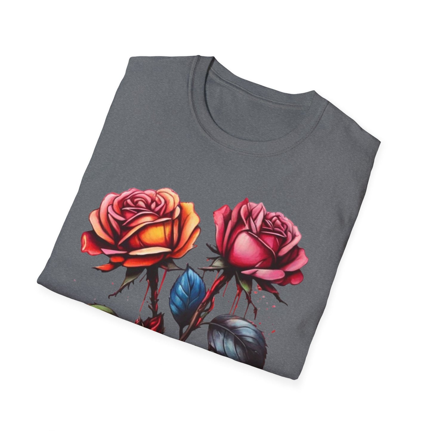 Colourful Rose Duo - Unisex T-Shirt