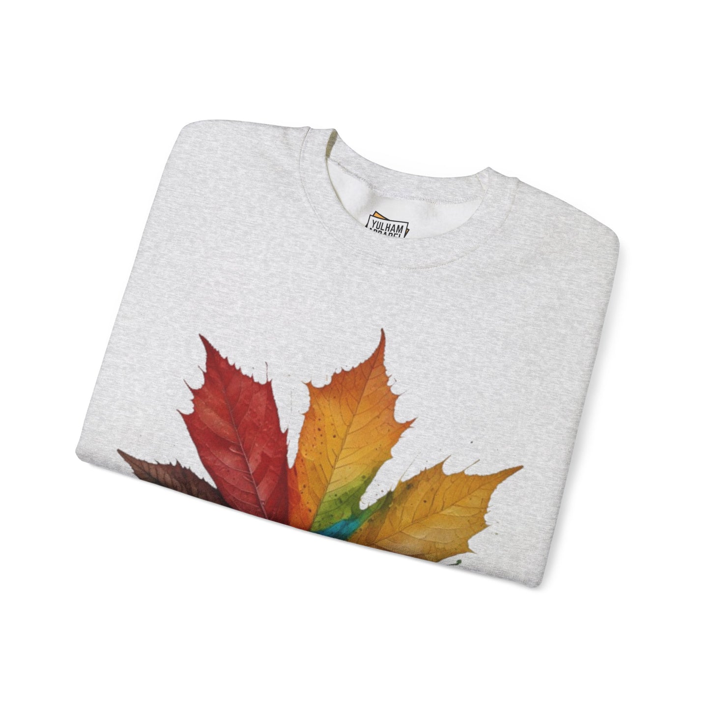 Colourful Autumn Leaf - Unisex Crewneck Sweatshirt