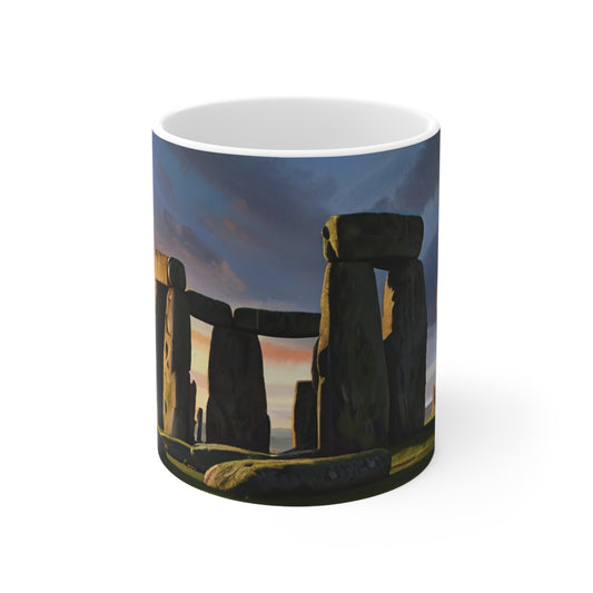 Stonehenge Mug - Ceramic Coffee Mug 11oz