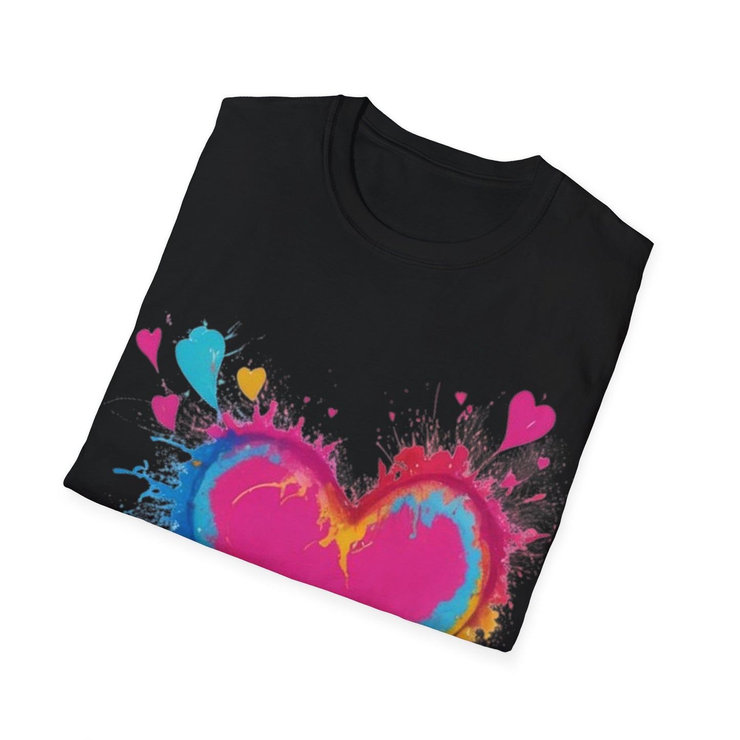 Colourful Love Heart - Unisex T-Shirt