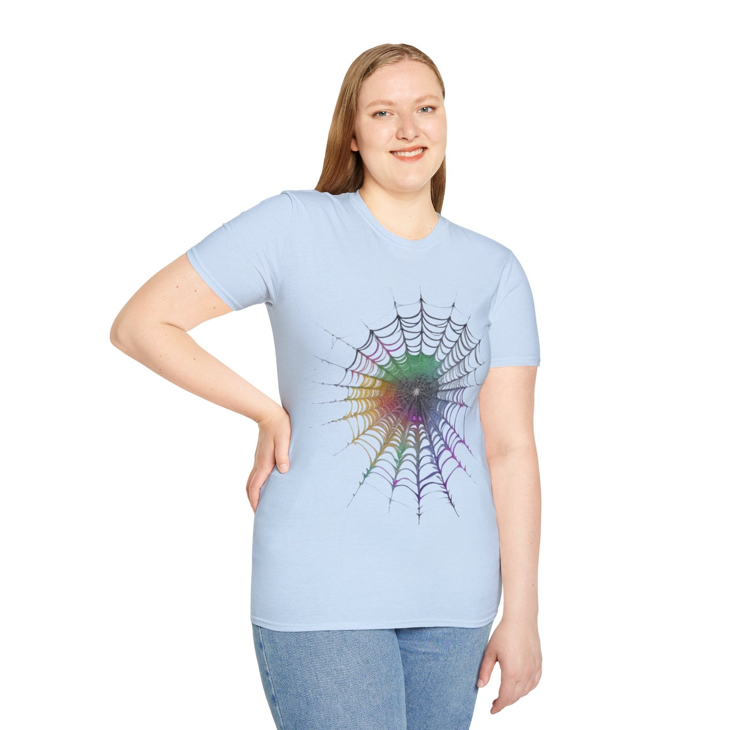 Colourful Spiderweb - Unisex T-Shirt