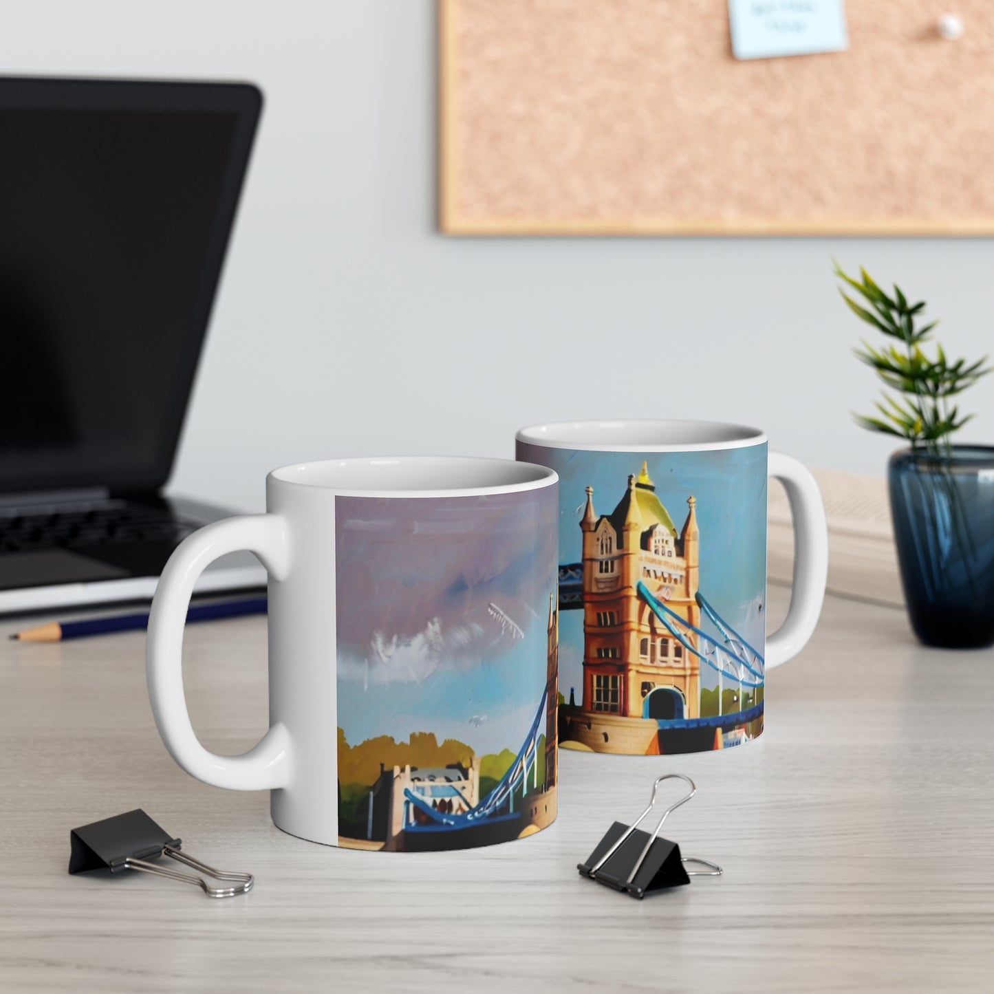 Tower Bridge Mug - Ceramic Coffee Mug 11oz