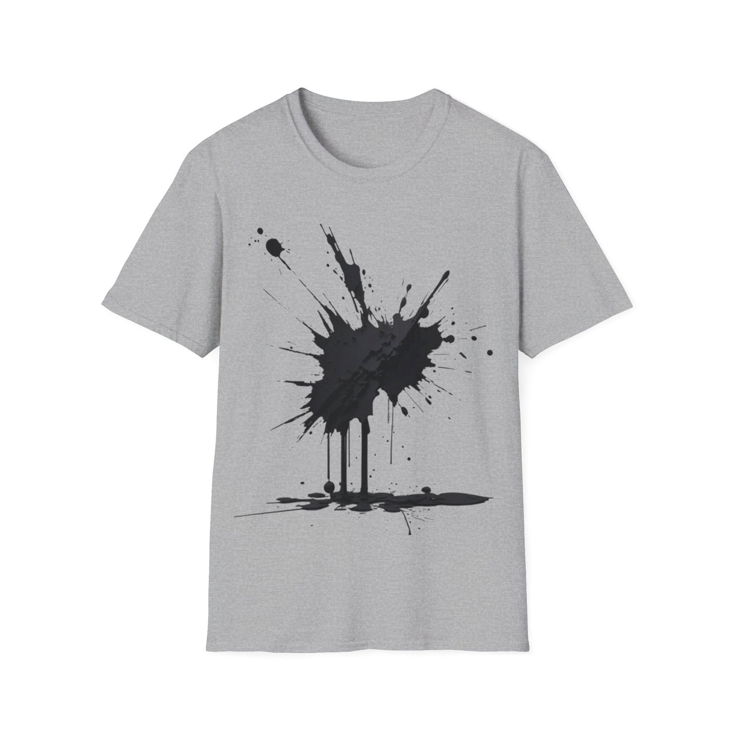 Black Paint Splatter - Unisex T-Shirt