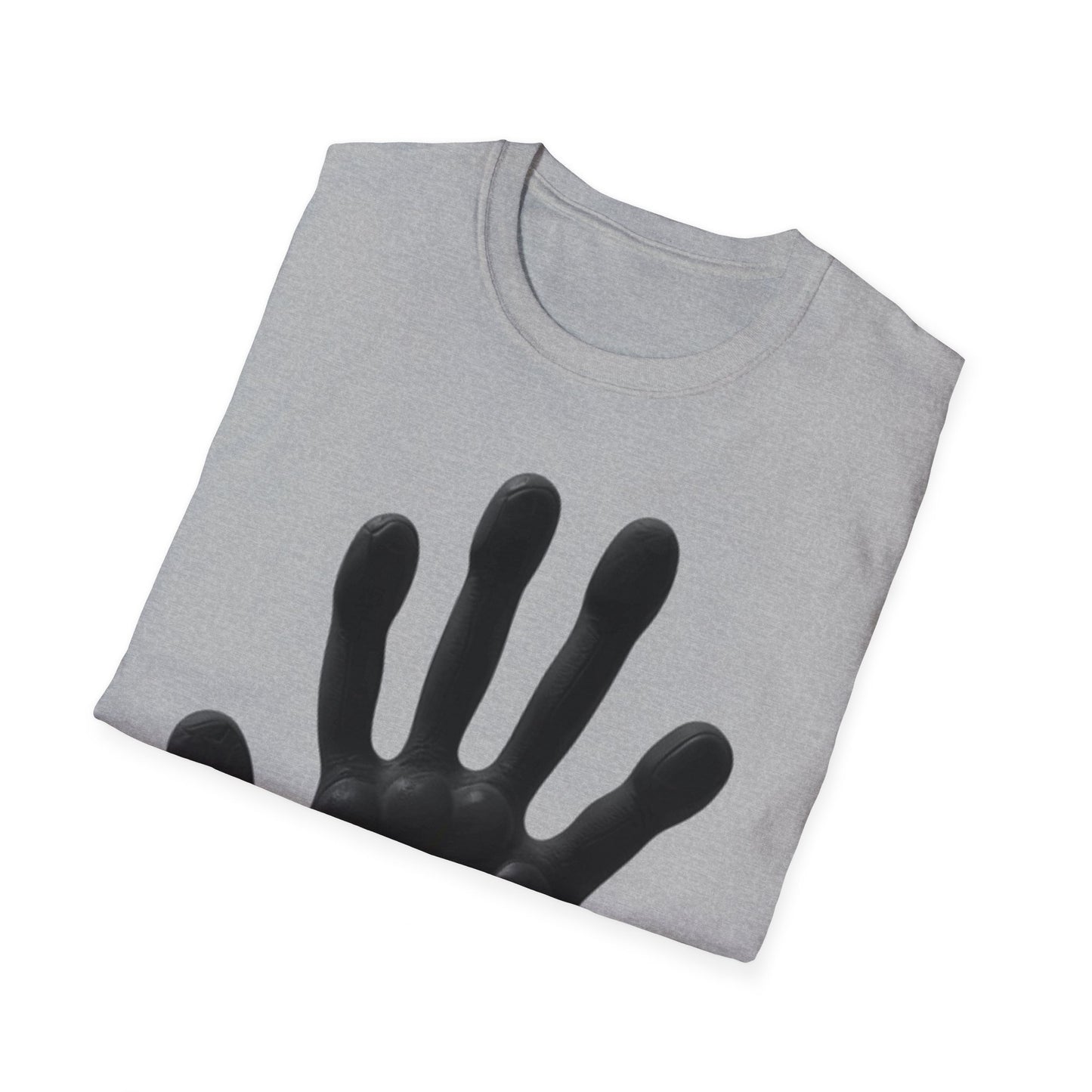 Black Hand Print Art - Unisex T-Shirt