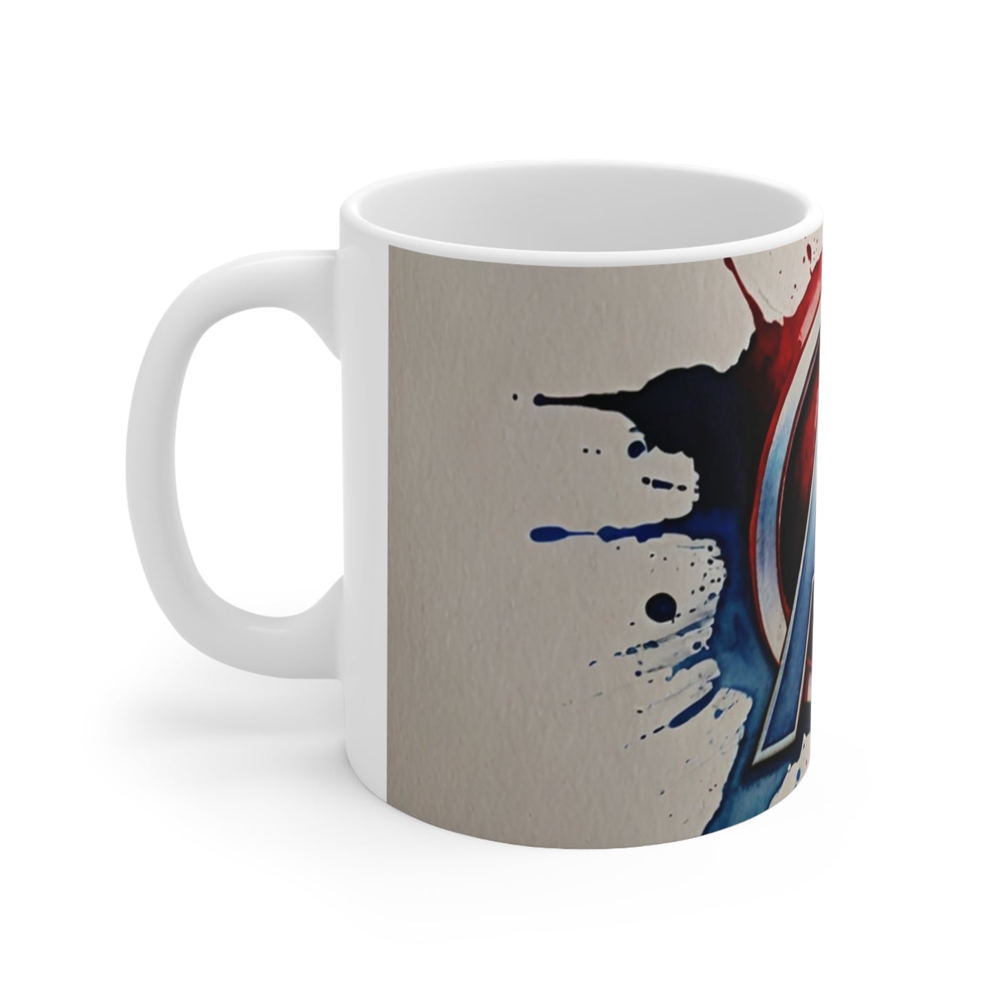 Watercolour Avengers Logo - Ceramic Coffee Mug 11oz