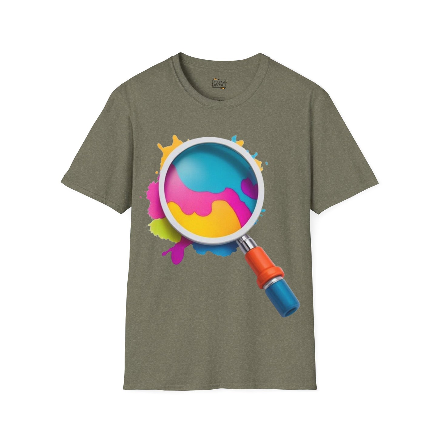 Colourful Magnifying Glass - Unisex T-Shirt