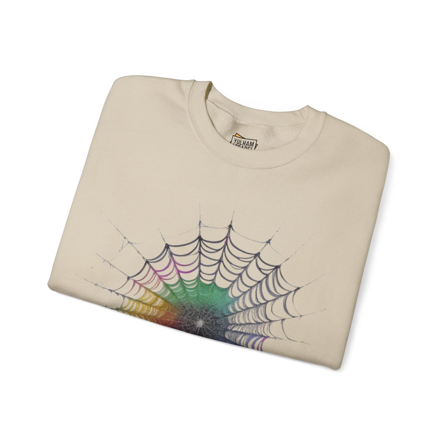 Colourful Spiderweb - Unisex Crewneck Sweatshirt