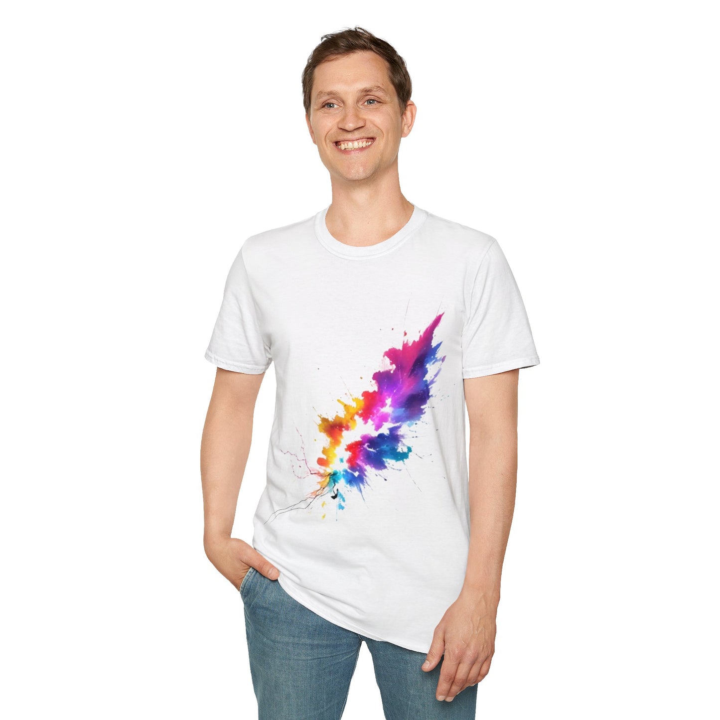 Colourful Lightning Bolt - Unisex T-Shirt