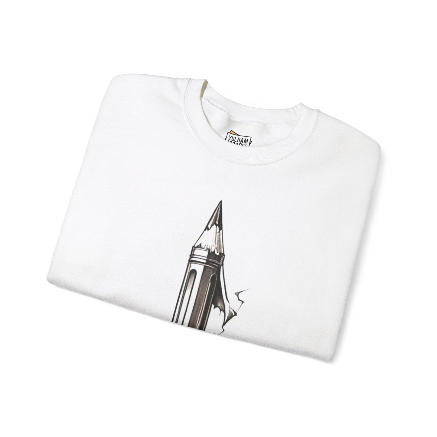 Double Sided Small Pencil - Unisex Crewneck Sweatshirt